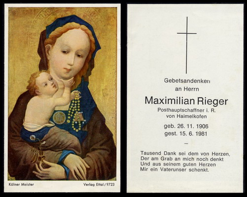 Rieger Maximilian