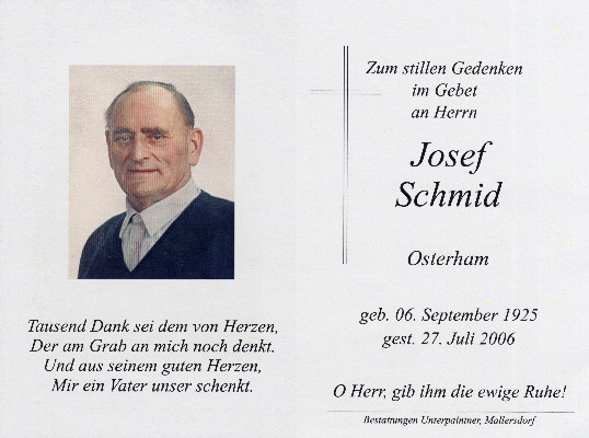 Schmid Osterham