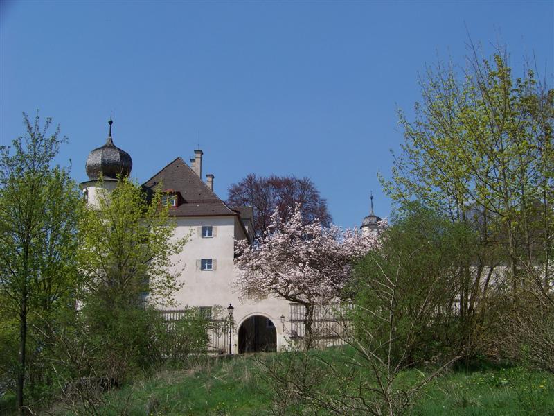 Schloss mit Schlosskapelle in Neueglofsheim.